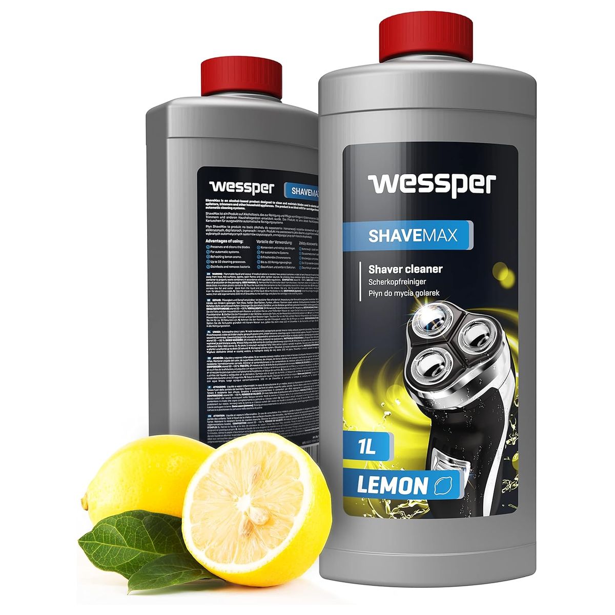 Wessper ShaveMax Lichid de curățare pentru bărbierit „Lemon”