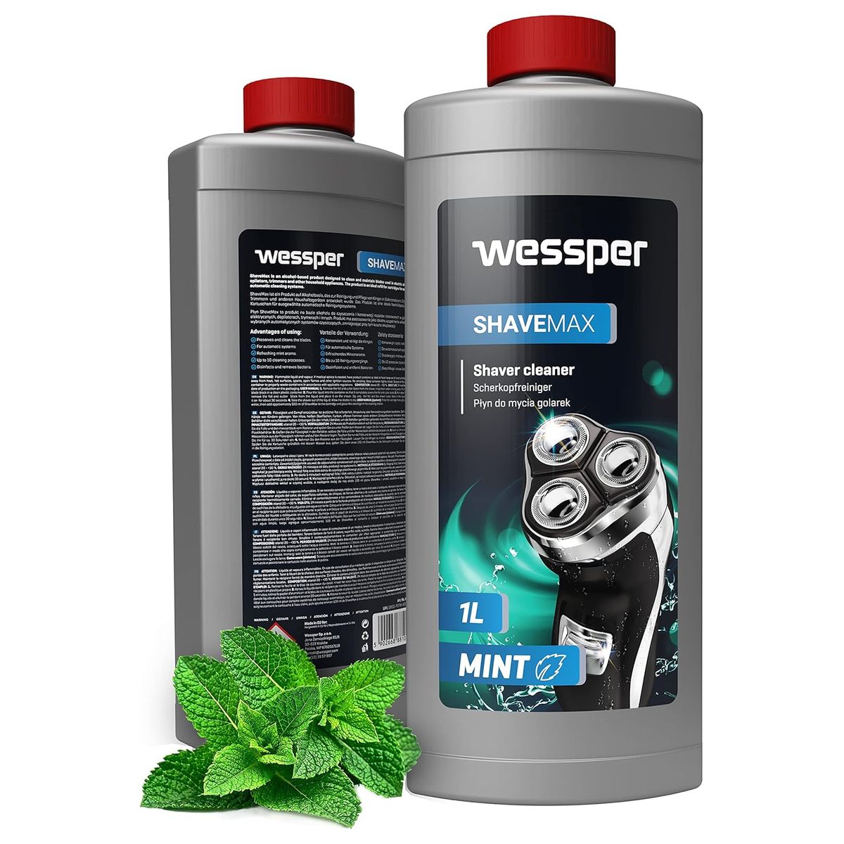 Wessper ShaveMax Lichid de curățare pentru bărbierit „Mint”