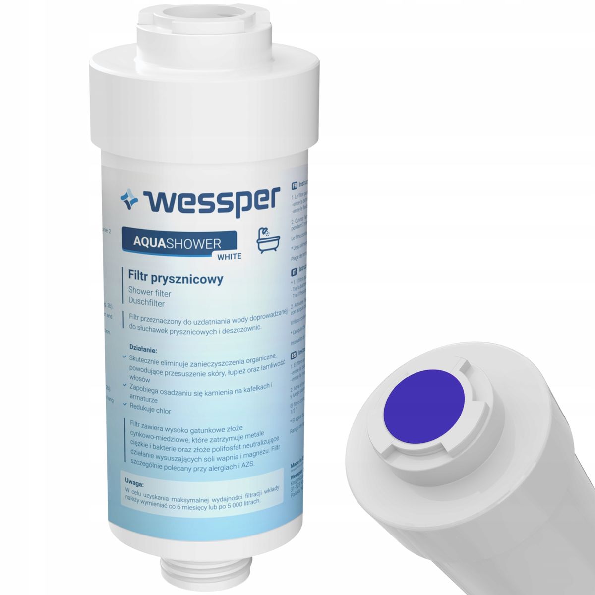 Wessper Aqua Shower filtru de apă pentru duș